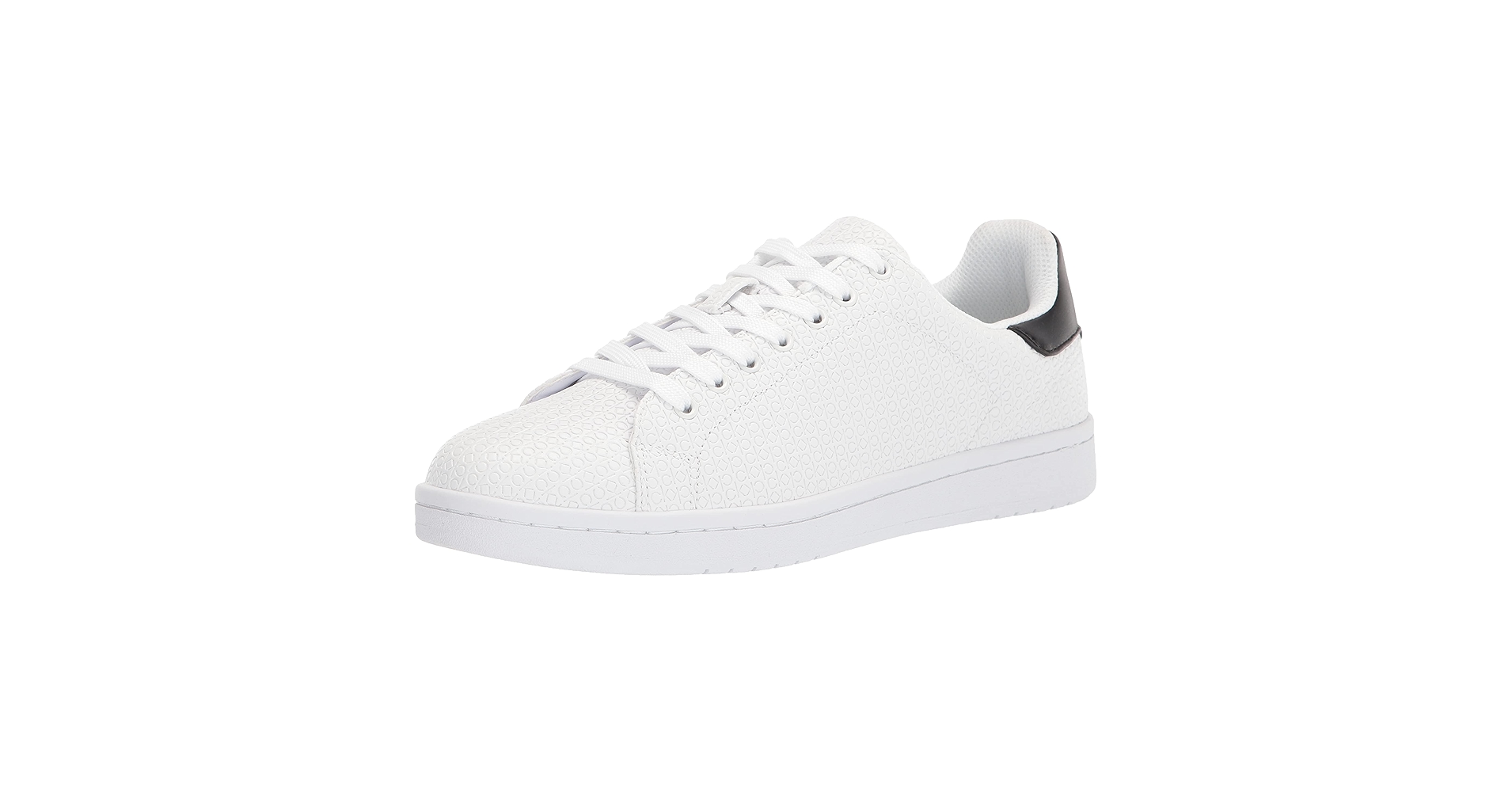 Amazon.com | Calvin Klein Men's Liam Sneaker, White/Black